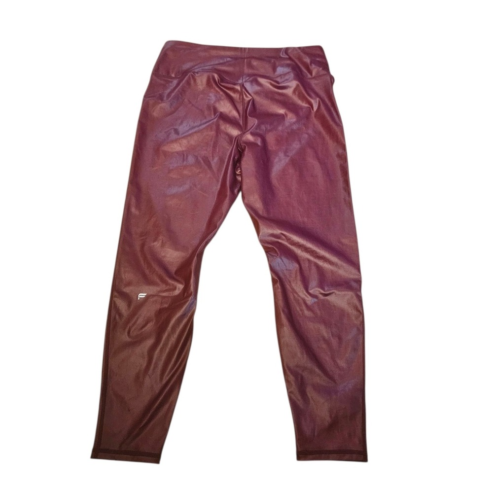 Fabletics Motion365+ Merlot Shine High Waisted Leggings Women's‎ Athleisure - Picture 3 of 5